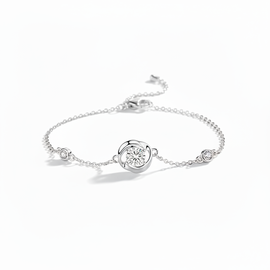 Lily Silver Bracelet