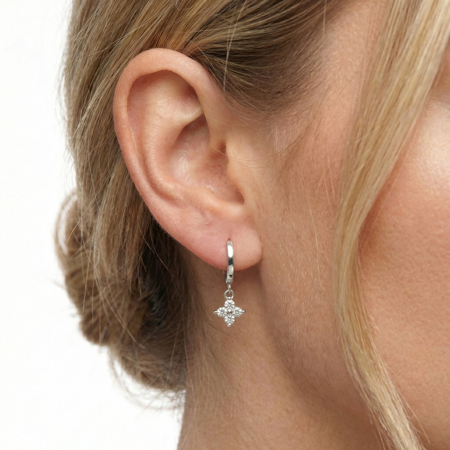 Boucle d'oreille Vibe en argent