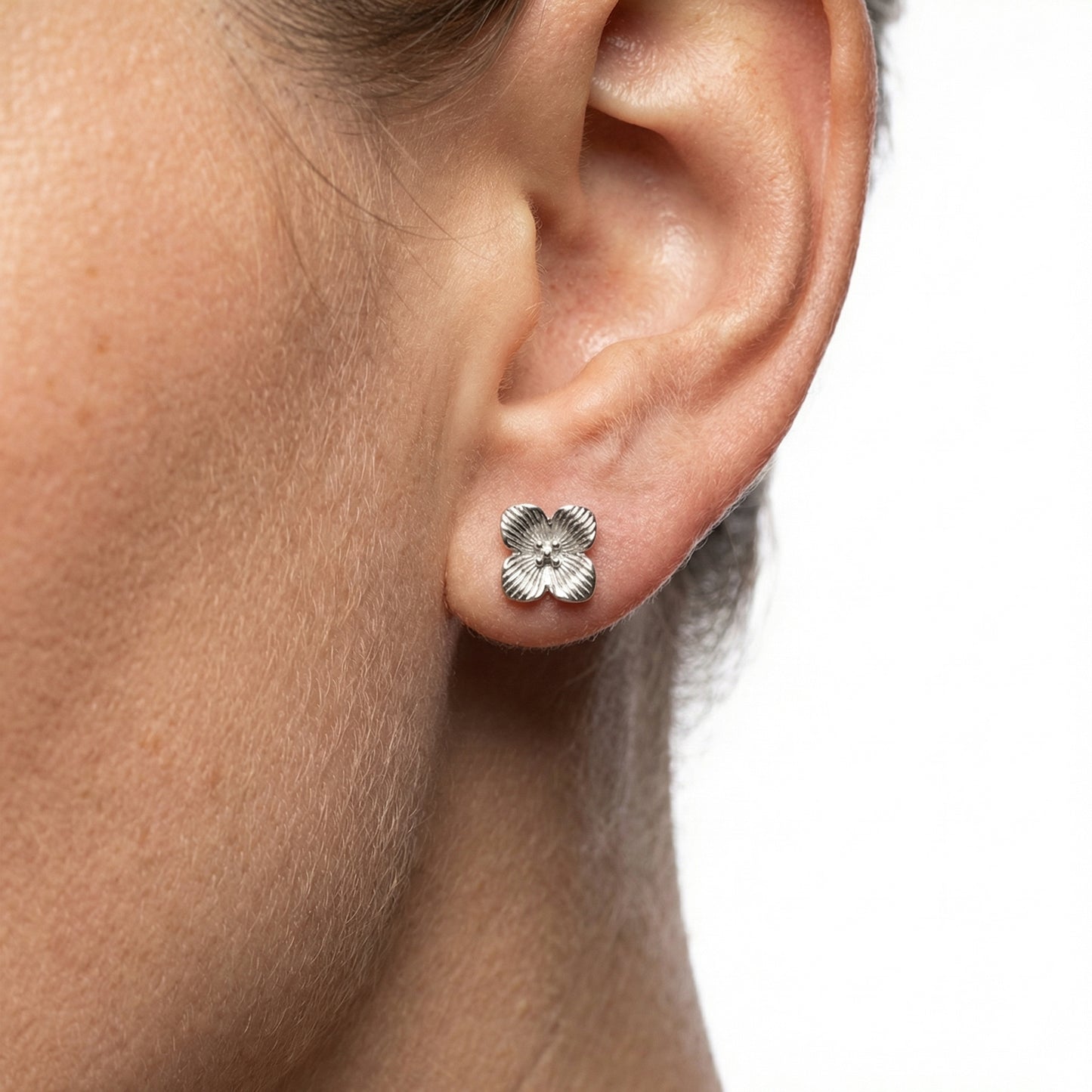 Bloom Silver Earring