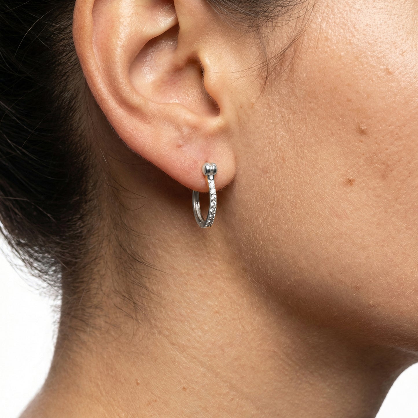 Boucles d'oreilles Feather en argent