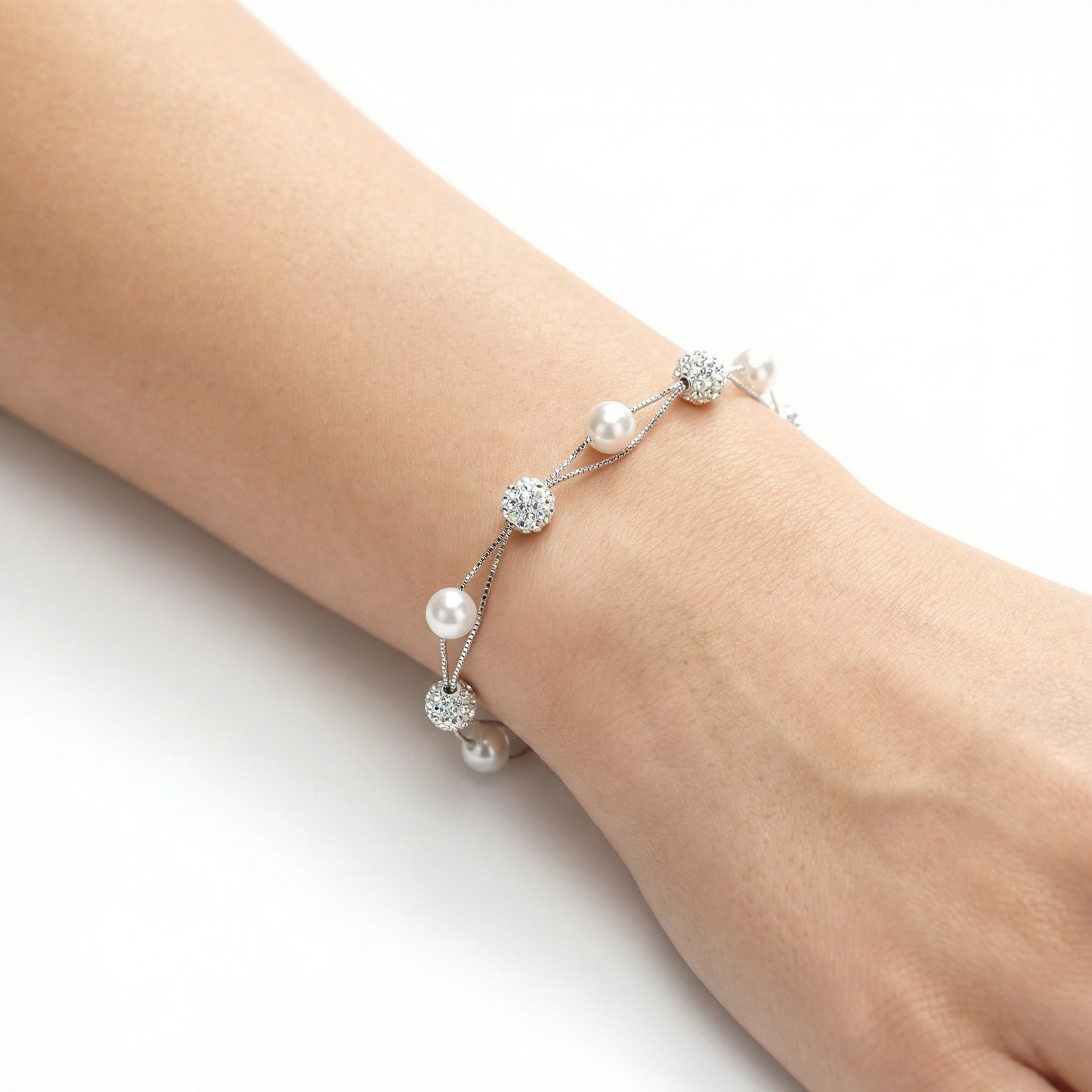 Gleam Silver Bracelet