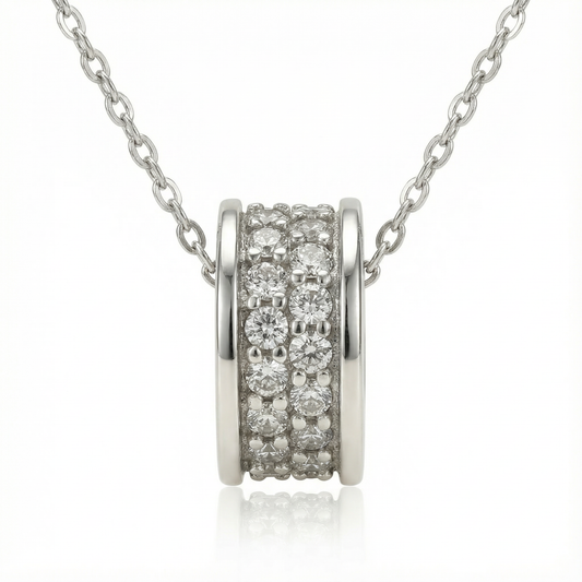 Plush Silver Necklace