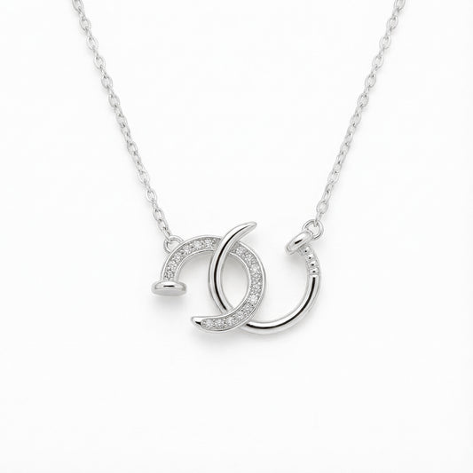 Collier Rose en argent