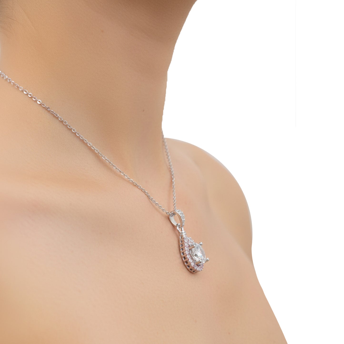 Velour Silver Necklace