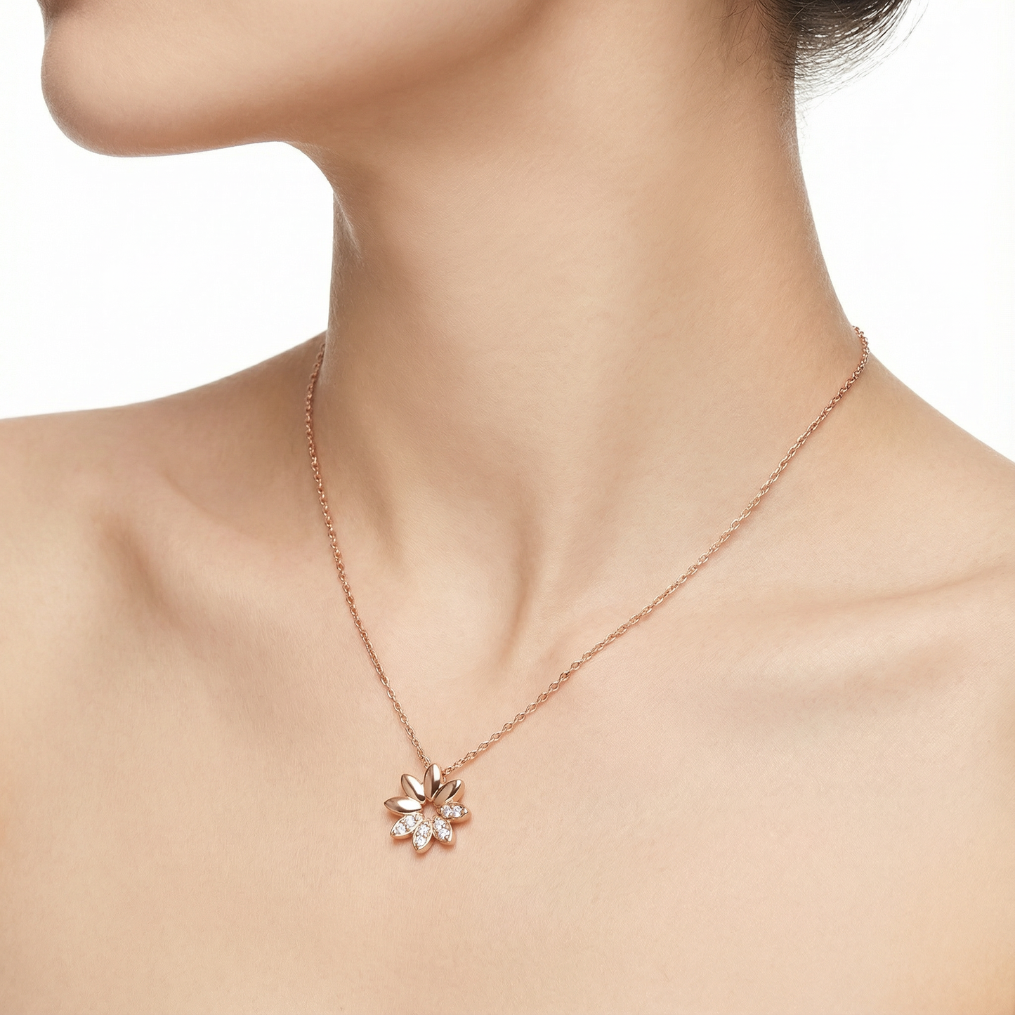 Caramel Silver Necklace