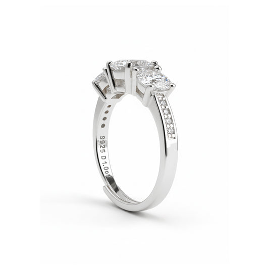 Veil Silver Ring