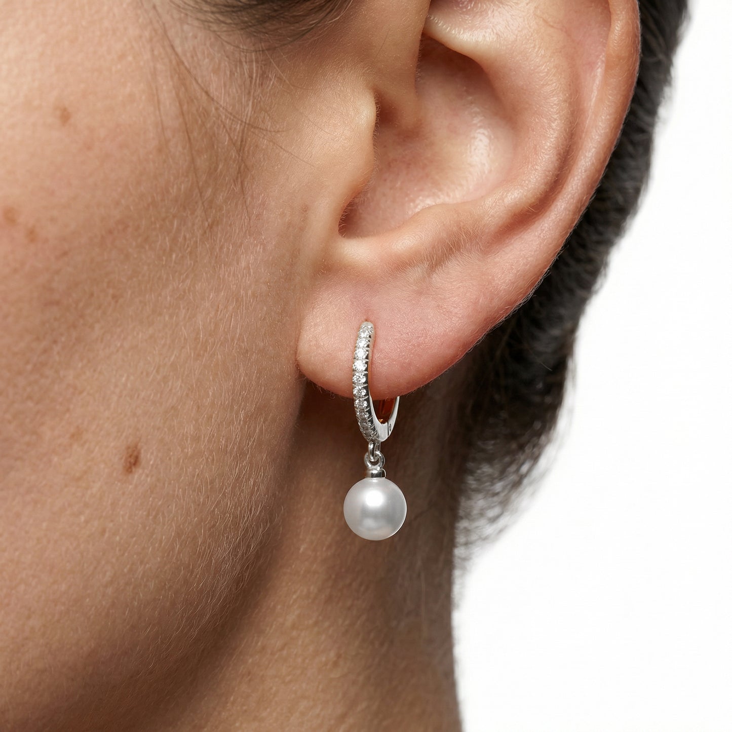 Boucles d'oreilles Mist en argent