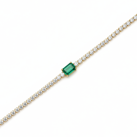 Cubic Silver Bracelet