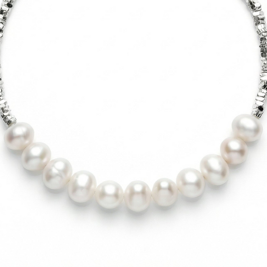Pearl Silver Bracelet