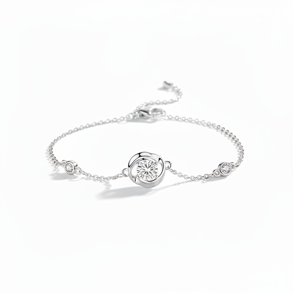 Bracelet Lily en argent