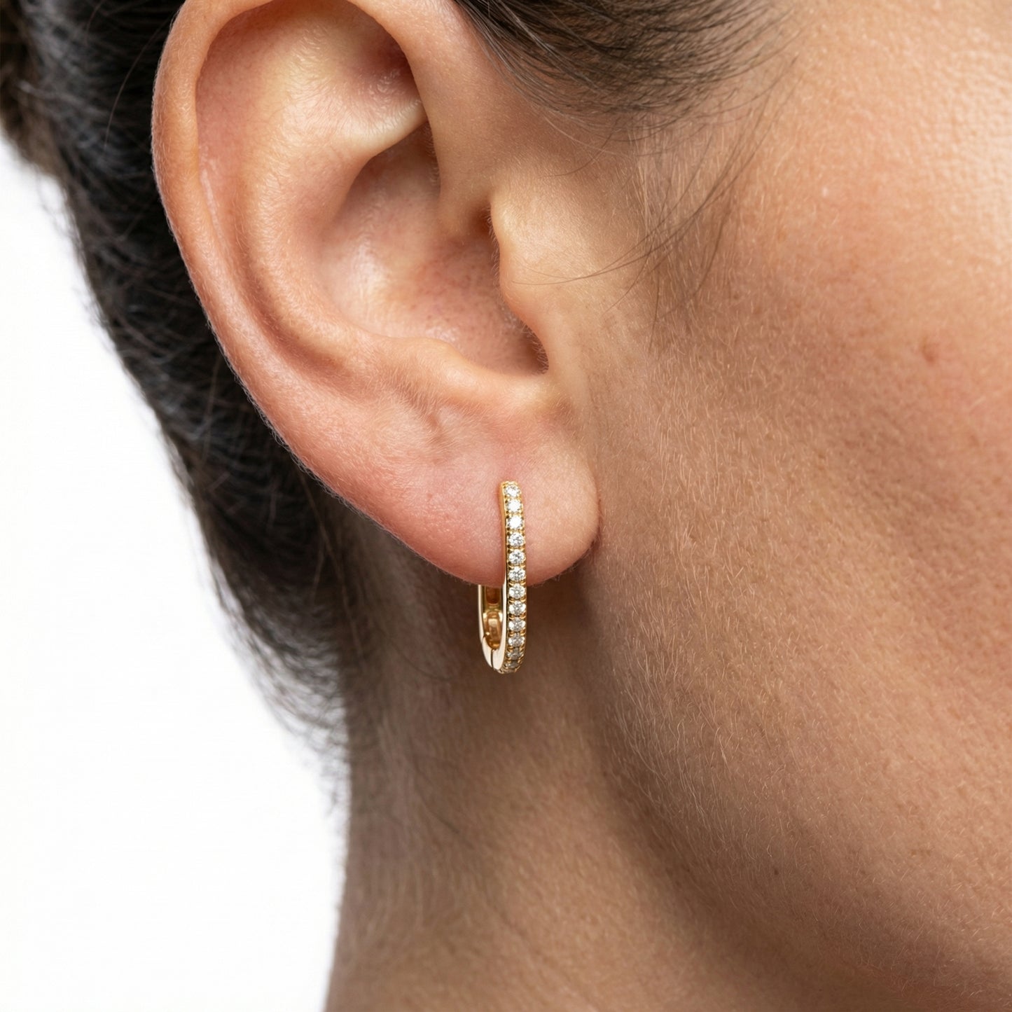 Boucles d'oreilles Calm en argent