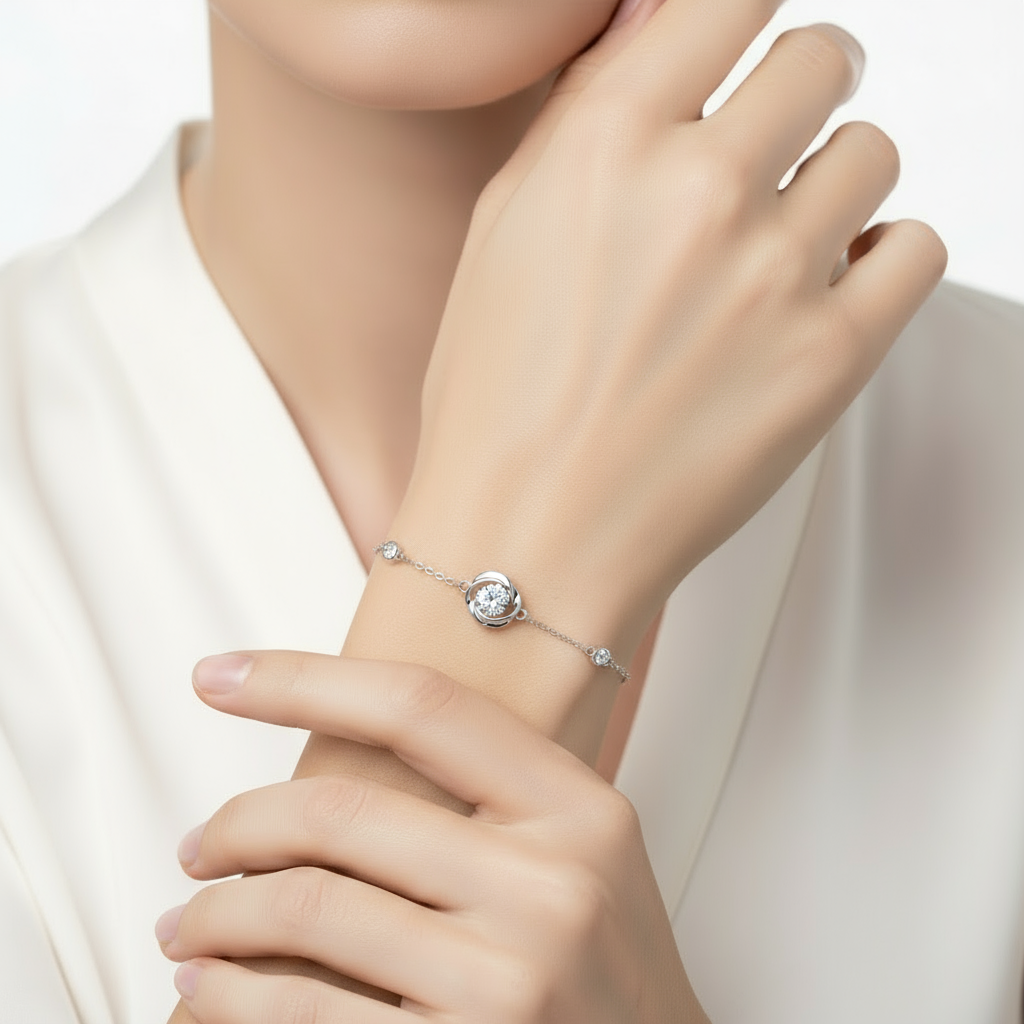 Lily Silver Bracelet