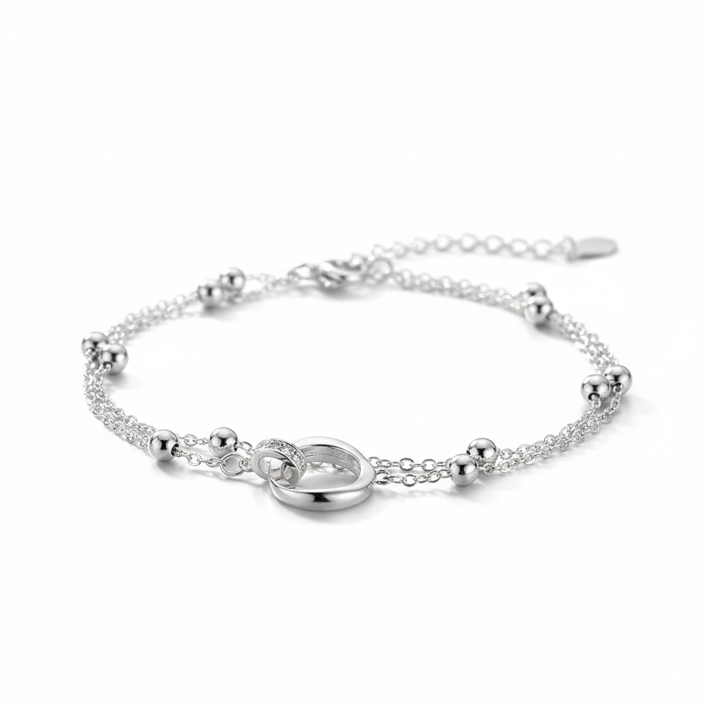 Satin Silver Bracelet