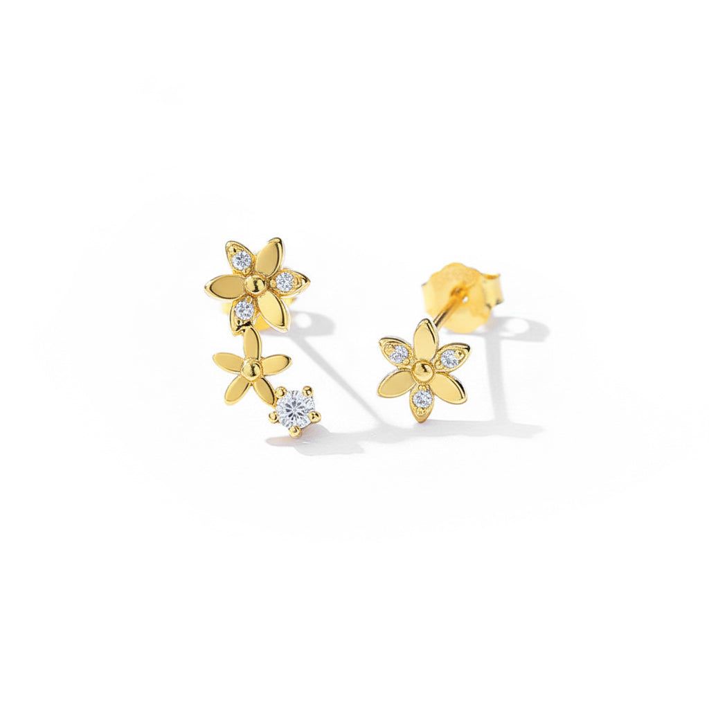 Driftwood Silver Earring