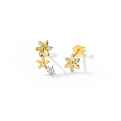 Driftwood Silver Earring