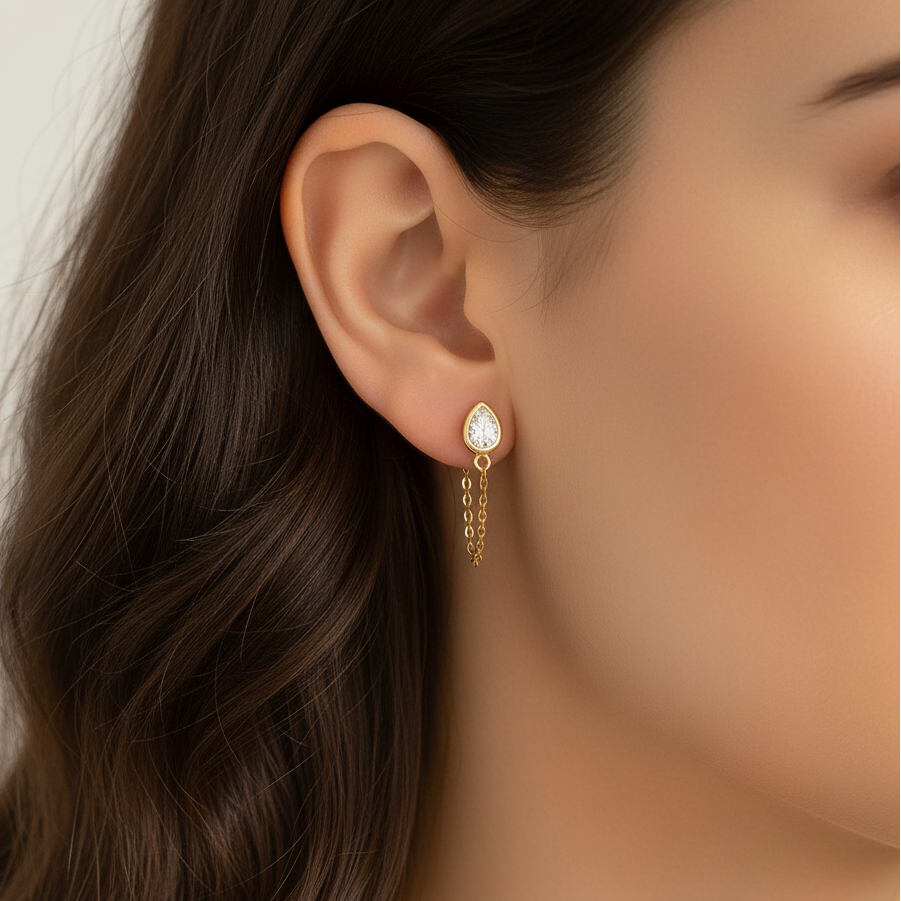 Glamour Silver Earring