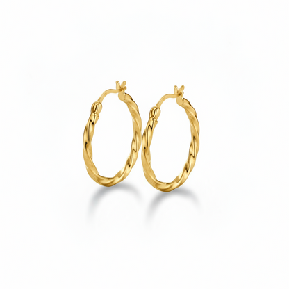 Chord Silver Earring