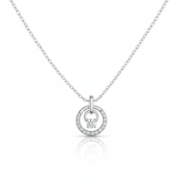 Lace Silver Necklace