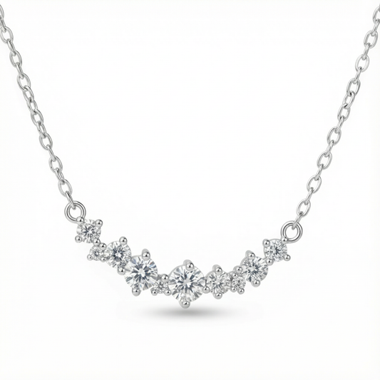 Shade Silver Necklace