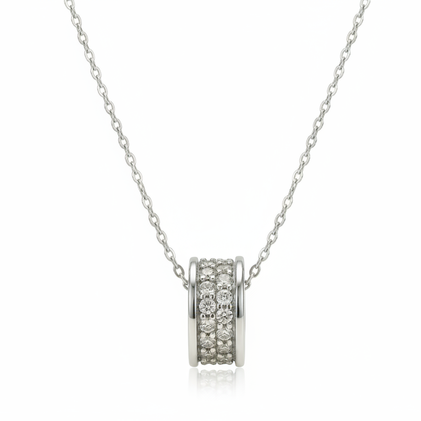 Plush Silver Necklace