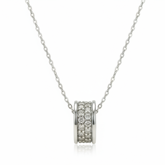 Plush Silver Necklace