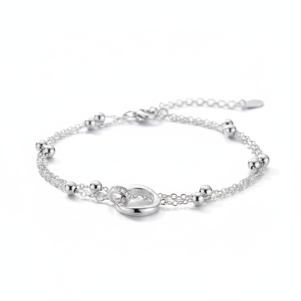 Bracelet Satin en argent
