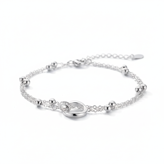 Satin Silver Bracelet