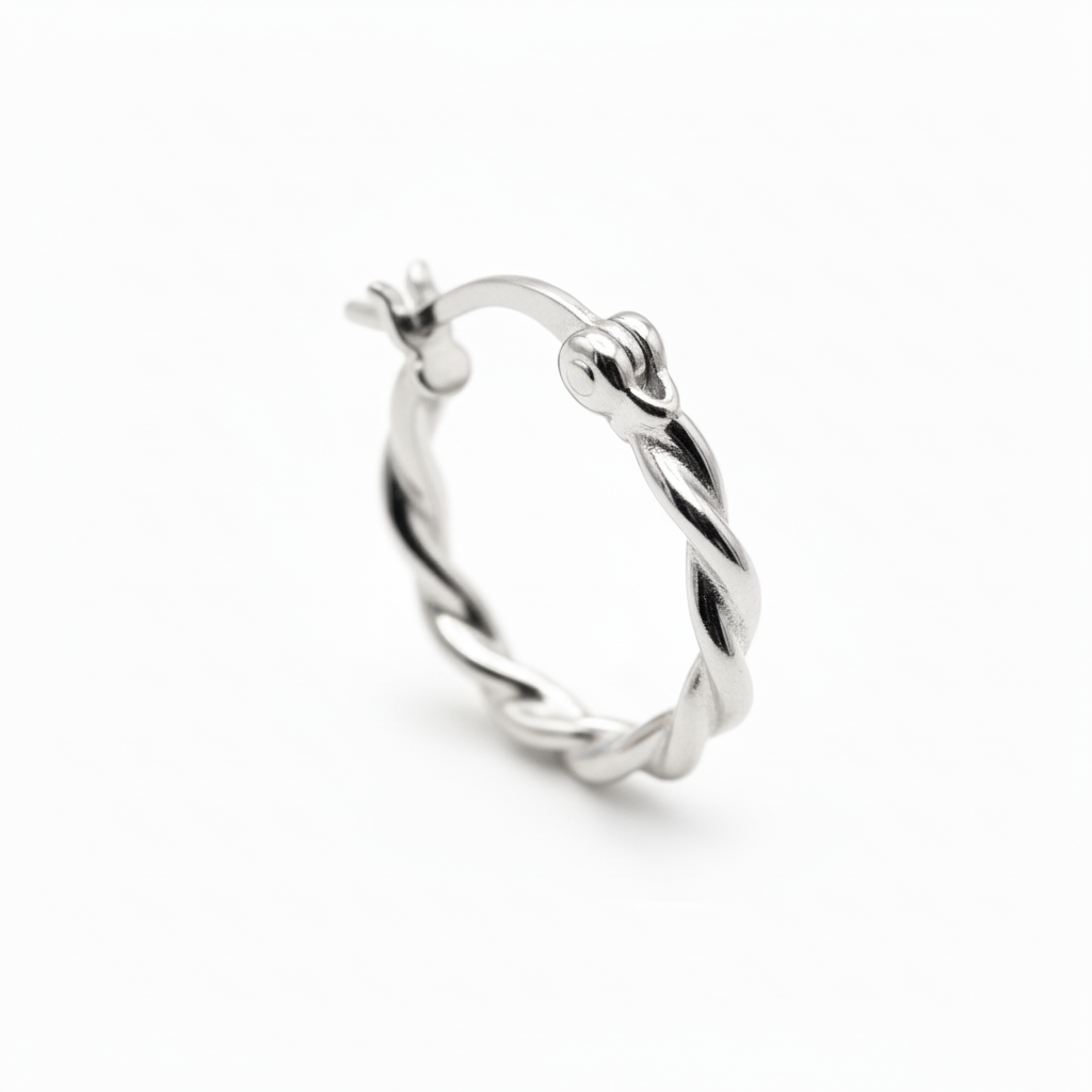 Boucles d'oreilles Tingle en argent