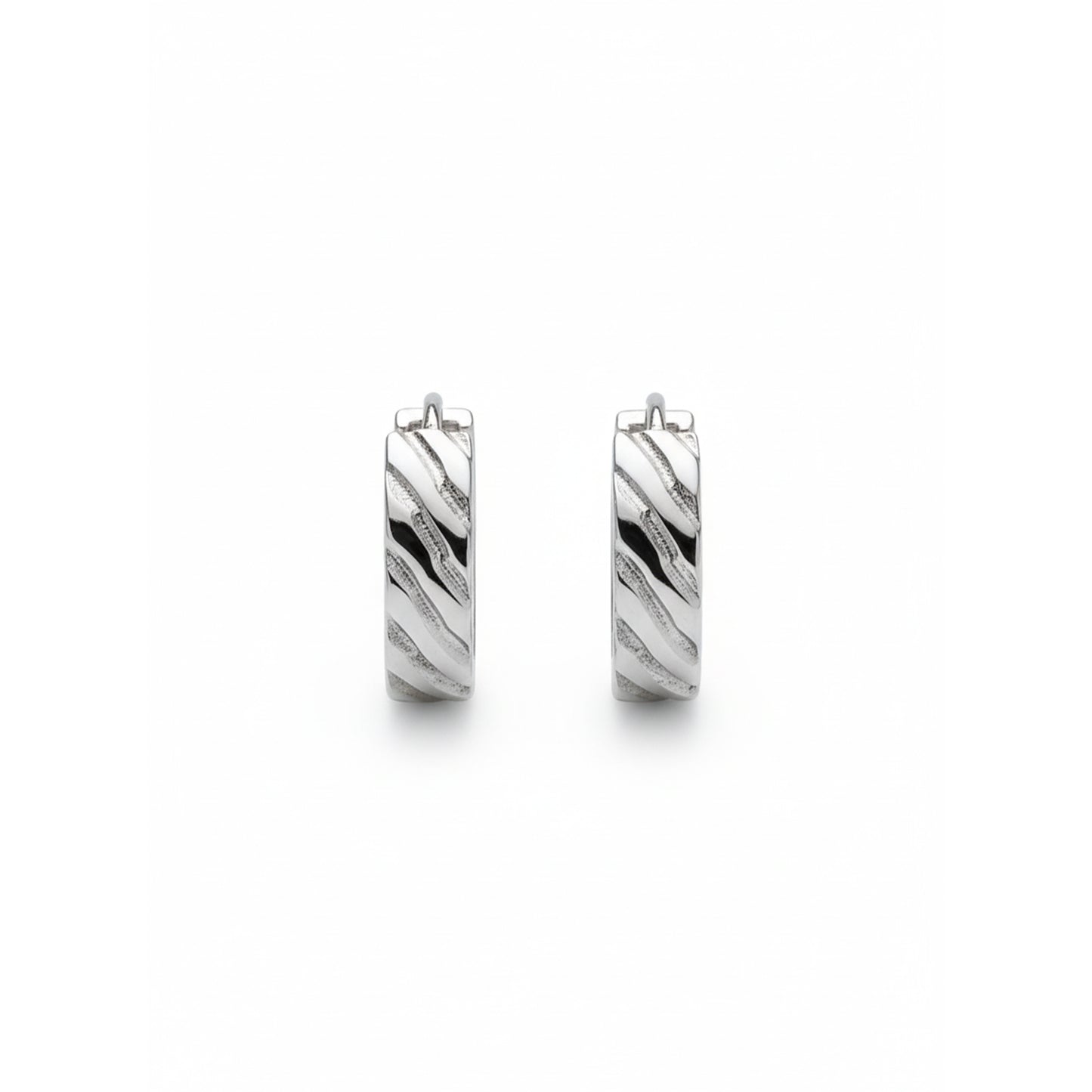 Boucle d'oreille Petal en argent