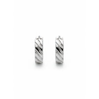 Boucle d'oreille Petal en argent