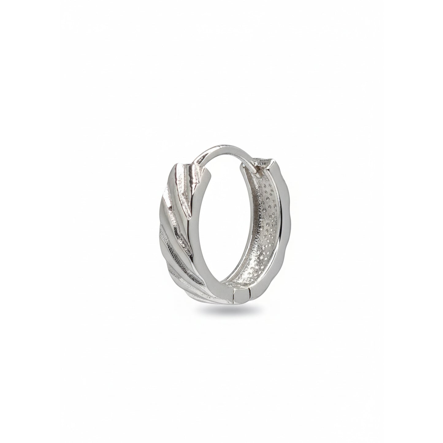 Boucle d'oreille Petal en argent