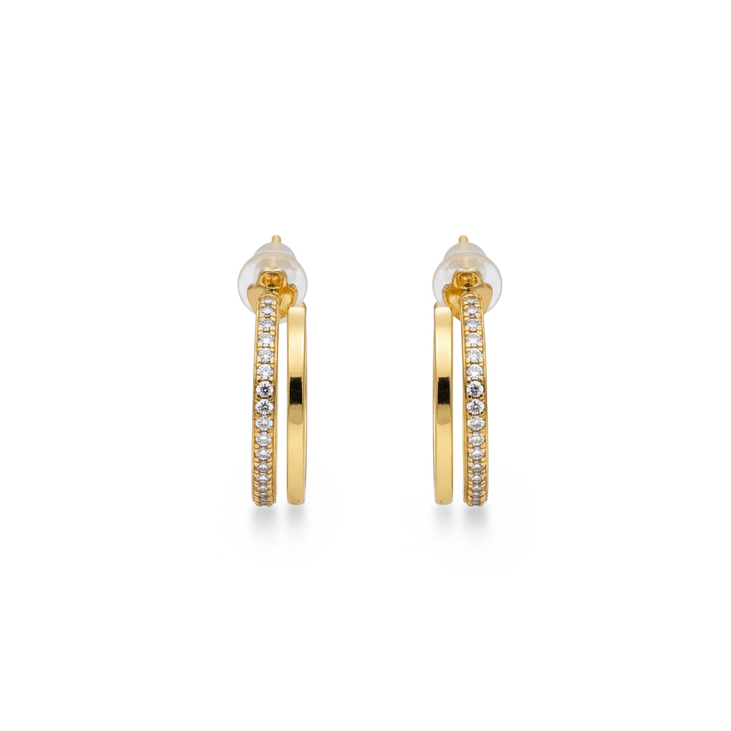 Boucles d'oreilles Pulse en argent